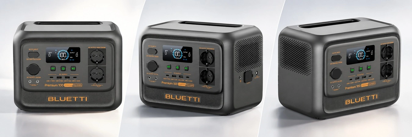 Портативная электростанция BLUETTI Premium 100 V2 1024 Вт&middot;ч для дома