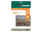 Фотобумага Lomond 0102015 A4/ 190г/ м2/ 50л./ белый матовое для струйной печати (0102015)