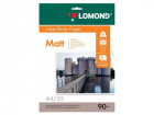 Фотобумага Lomond 0102029 A4/ 90г/ м2/ 25л./ белый матовое для струйной печати (0102029)