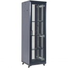 Шкаф коммутационный Rexant (04-1866-232) напольный 18U 600x600мм пер.дв.перфор. 800кг черный 230град. 988мм IP20 сталь (04-1866-232)