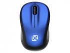 Мышь Oklick 665MW черный/ синий оптическая 1600dpi беспров. USB для ноутбука 3but (1025132) (1025132)
