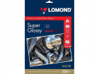 Фотобумага Lomond 1102100 A4/ 220г/ м2/ 20л./ белый супер глянец для струйной печати, (1102100)
