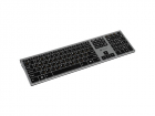 Клавиатура Oklick 890S серый USB беспроводная slim, (1196549)