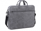Defender Сумка для ноутбука Solid 15.6" PU кожа, серый, карман, (26088)
