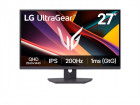 Монитор 27 LG 27G610A-B, IPS, 2560x1440, 1ms, 400cd, 200Hz, HDMIx2+DP, HAS Pivot Swivel, black, Ex (27G610A-B)