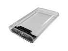 Внешний корпус для HDD/ SSD AgeStar 3UB2P6C SATA III USB3.0 пластик прозрачный 2.5" (3UB2P6C)