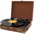 Проигрыватель для винила/ Виниловый проигрыватель RITMIX LP-100 Коричневая кожа (4610121110975)