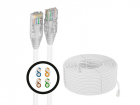 4PH Кабель LAN витая пара 50m в бухте, UTP кат.5e, CCA 4х2х0, 5 (24AWG), одножильный (Solid), белый, 4PH-R90918 (4PH-R90918)