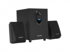 Акустическая система/ Колонки Microlab COOUL118BT (2.1; 3 Вт x 2 + 5 Вт, Вход:3, 5 мм линейный, Bluetooth, выход: 3, 5 мм аудио) (6974229063020)