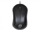 Мышь Oklick 115S черный оптическая 1200dpi USB для ноутбука 3but (711636) (711636)