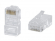 Миниатюра товара - Коннектор Cabeus 8P8C-C6 RJ-45 под витую пару, категория 6 , универсальный (для одножильного и многожильного кабеля) для проводников с толщиной по изоляции до 1, 05 мм, (8P8C-C6)