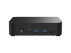 платформа для ПК/ Nettop ASUS NUC Model: NUC14MNK, Intel® Processor N150, 1xDDR5-4800 SO-DIMM supp., Intel® Graphics, Wi-Fi 6E AX211 (Gig+), BT v5.3, 3xUSB 3.2 Gen2, 1xUSB 2.0, 1xUSB 3.2 Gen2 Type-C + 1xType-C w/ DP 1.4, 1xHDMI 2.1, 1xRJ45 LAN, 1xDC-in, Supp: 128GB~2TB M.2 2280 NVMe™ PCIe® 3.0 x 4 SSD or 128GB~2TB M.2 2242 SATA SSD, 19VDC, 3.42A, 65W Adapter, ASUS LOGO, W/ O OS, Black, (90AR00M2-M000F0)