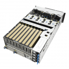 Серверная платформа/ ASUS ESC8000A-E13P, 4U, 2x SP5 (LGA 6096), 24x DDR5 6400, 8x 2.5'' hsb NVME, up to 14x PCIe*, 2x M.2 22110 NVME, 1x 2-port 10Gbe RJ-45 Intel 710 LAN, up to 8 dual-slot GPUs, 3+1 3200W, (90SF0401-M000N0)