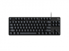 Клавиатура/ Logitech Gaming Keyboard G413 TKL SE Mechanical - BLACK - RUS - USB - TACTILE SWITCH, (920-010447)