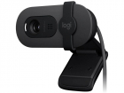 Камера Web Logitech Brio 95 графитовый 2Mpix (1920x1080) USB2.0 с микрофоном для ноутбука (960-001583) (960-001583)