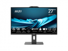 Моноблок MSI Pro AP272P 14M AiO 27" FHD (1920x1080)IPS AG Non-touch, Core i3-14100 (3.5GHz), 8Gb DDR5(1x8Gb), 256GB SSD M.2, Intel UHD, WiFi, BT, camera, WirelessKB&mouse Eng/ Rus, No OS, 1y war-ty, Black, (9S6-AF8321-812)
