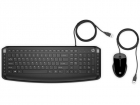 клавиатура и мышь Keyboard and Mouse HP Pavilion 200 Wired RUSS (black) cons (9DF28AA#ACB)