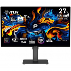 Монитор MSI PRO MAX 271UPX12G 26, 5" QD-OLED 16:9 UHD(3840x2160) Flat, 0, 03ms(GTG), 1500:1, 250nit, 2xHDMI, DP, USB Type-C, Speaker, Tilt, Swivel, Height, Pivot, 120Hz, Black, 1y w-ty (9S6-3PF8CA-020)
