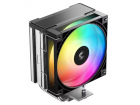 Кулер для процессора DEEPCOOL AG400 G2 ARGB LGA1851/ 1700/ AM5/ AM4 (18шт/ кор, TDP 230W, PWM, ARGB Fan 120mm, 4 тепл. трубки, черный) RET (R-AG400-BKAMMG2-G) (AG400 G2 ARGB)