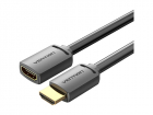 Кабель-удлинитель Vention HDMI High speed v2.0 with Ethernet 19F/ 19M - 1м (AHCBF)