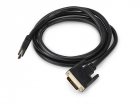 Кабель аудио-видео Buro HDMI (m)/ DVI-D (Dual Link) (m) 1.8м. позолоч.конт. черный (BHP RET HDMI_DVI18), (BHP RET HDMI_DVI18)