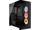 Корпус без блока питания/ Case Corsair Frame 4500X RS-R ARGB, Midi-Tower, TG, 3x120mm ARGB reverse fans, 2xUSB-A 3.2, 1xUSB 3.2 Type-C, E-ATX, ATX, mATX, mITX Black (CC-9011314-WW)