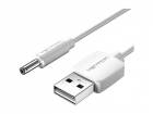 Кабель Vention USB AM/ DC-jack 3.5мм M - 1.5м Белый (CEXWG)