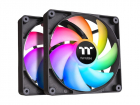 Вентилятор для корпуса Thermaltake CT140 ARGB 140х140x25 черный 4-pin 30.5дБ (упак.:2шт) (CL-F150-PL14SW-A) Ret [CL-F150-PL14SW-A] (CL-F150-PL14SW-A)