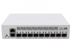 Коммутатор MikroTik Cloud Router Switch CRS310-1G-5S-4S+IN with 800 MHz CPU, 256 MB RAM, 4xSFP+, 5xSFP cages, 1xGBit LAN port, RouterOS L5, desktop case, rackmount ears, PSU, (CRS310-1G-5S-4S+IN)