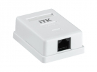 ITK Настенная инф. розетка RJ45, кат.5Е UTP, 1-порт (CS2-1C5EU-12)