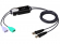 Миниатюра товара - Переключатель сигналов клавиатуры и мыши ATEN 2-Port USB Boundless Cable KM Switch