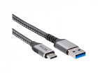 Кабель Кабель USB3.2 Gen2, AM->CM, 10Gbs, All Shell 1м VCOM <CU401M-1M>, (CU401M-1M)