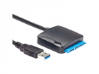 Кабель-адаптер/ Кабель-адаптер USB3.0 ---SATA III 2.5/ 3, 5"+SSD, VCOM <CU816>, (CU816)