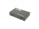 Разветвитель HDMI OSNOVO D-Hi1041 Разветвитель сигнала HDMI (1вх./ 4вых.).Максимальное разрешение 4K2K(30Гц). Поддержка 3D и HDCP. Скорость передачи данных до 10, 2Гбит/ с. Вх. - HDMI(A)/ Роз.2, 1х5мм(DC5V). Вых. - HDMI(A) (D-HI1041)