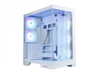 Корпус ZALMAN D50, ATX, WHITE, WINDOW, 1xCombo (2.5'' or 3.5''), 2x2.5'', 2x3.5'', 1xUSB TYPE-C, 2xUSB3.0, SIDE 3x120 ARGB, REAR 2x120 ARGB (D50 WHITE)