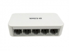 Коммутатор D-Link Коммутатор, 5x100Base-TX, корпус пластик, (DES-1005C/ F6/ E)