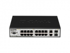 Коммутатор/ DES-3200-18_RFB/ A1 Refurbished unit, clean, fully tested, well-packed with power cable and 19' rack mounts.Managed L2 Switch 16x100Base-TX, 2xCombo 1000Base-T/ SFP, Surge 6KV, CLI, RS-232 Console, Dying Gasp, H/ W A1. (DES-3200-18_RFB/ A1)
