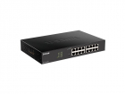 Коммутатор D-Link DGS-1100-16V2/ A12, L2 Smart Switch with 16 10/ 100/ 1000Base-T ports8K Mac address, 802.3x Flow Control, 802.3ad Link Aggregation, Port Mirroring, 128 of 802.1Q VLAN, VID range, (DGS-1100-16V2/ A2A)