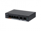 Коммутатор Dahua DH-CS4006-4GT-60 (L2) 4x1Гбит/ с 2xКомбо(1000BASE-T/ SFP) 60W управляемый, (DH-CS4006-4GT-60)