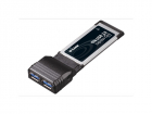 2-портовый USB 3.0 адаптер для шины ExpressCard/ PCI-E 2x USB 3.0 Express Card for notebooks, (DUB-1320/ A1A)