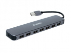Концентратор USB D-Link Концентратор USB 2.0, 7xUSB 2.0, режим быстрой зарядки