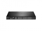 Коммутатор D-Link DXS-3400-24TC/ A1ASI, PROJ L2+ Managed Switch with 20 10GBase-T ports and 4 10GBase-T/ SFP+ combo-ports. 48K Mac address, Physical stacking (up to 4 devices), Redundant power supply support, 480