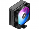 Кулер для процессора/ CPU Cooler Ocypus Delta A40 BK ARGB (220W, 4-pin PWM, 156.7mm, Al/ Cu, 4x6mm, ARGB, 1x120mm, 73CFM, 29dBA, 2000RPM, S: 1851/ 1700/ 1200/ 115X, AM5/ AM4, black) (DELTA-A40-BK1NAWN00X-GL)