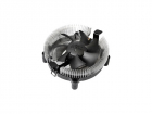 Кулер для процессора CPU Cooler PCCooler E80 (65W, 3-pin, 42mm, Al/Cu, -mm, 1x80mm, 29.61CFM, 22dBA, 2000RPM, S: 1851/1700/1200/115X, AM5/AM4, silver, black) (E80)