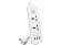 Миниатюра товара - Сетевой фильтр универсальный Deli ET407/ 3розетки + 3USB , 2 м, (ET407)