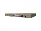 Коммутатор IP-Com F1126P-24-250W (L2) 24x100Мбит/ с 2x1Гбит/ с 1xКомбо(1000BASE-T/ SFP) 1SFP 24PoE 230W неуправляемый, (F1126P-24-250W)