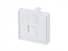 Вставка 45x45 Cabeus FP-45-1M Вставка 45x45 (Mosaic) для 1 модуля формата Keystone Jack (FP-45-1M)