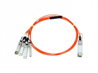 Кабель/ FIBO FT-Q40-4S10-AOC15m QSFP+ to 4SFP+ AOC модуль, оптический кабель, 15 метров (FT-Q40-4S10-AOC15M)