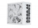 Миниатюра товара - Блоки питания/ Power Supply SAMA G750 White (HAT-750yzB1G), 750W 80+ Gold (ATX, 3.1, PCIe 5.0, Full modular, 1x24(20+4)pin mesh 550mm, 2xCPU 8(4+4)pin 600mm+150mm, 2xPCIe*2 8(6+2)pin 550+150mm, 1x12VHPWR PCIe 5.1 12+4pin 600W 600mm, 3xSATA*3 450+150+150mm, 1xMOLEX4pin*3 450mm , Active, 140x140mm, 150x150x86mm, APFC, OVP, UVP, SCP, OCP, OTP, OPP, SIP, white) (G0750-WHGFF001-EU)