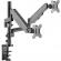 Миниатюра товара - Кронштейн для мониторов Onkron G140 черный 13"-32" макс.16кг настольный поворот и наклон верт.перемещ. (G140)